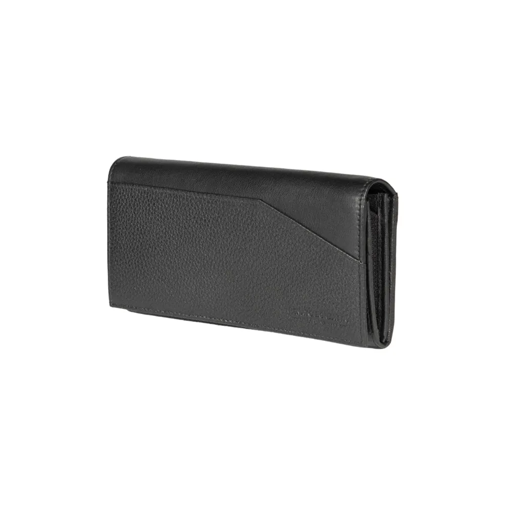 Renato Borzatta Women's Leather RFID Wallet Black