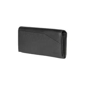 Renato Borzatta Women's Leather RFID Wallet Black