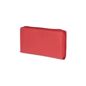 Renato Borzatta Women's Leather RFID Wallet Red