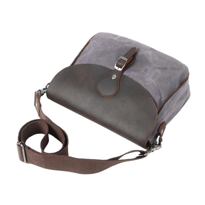 Small Canvas Messenger Bag