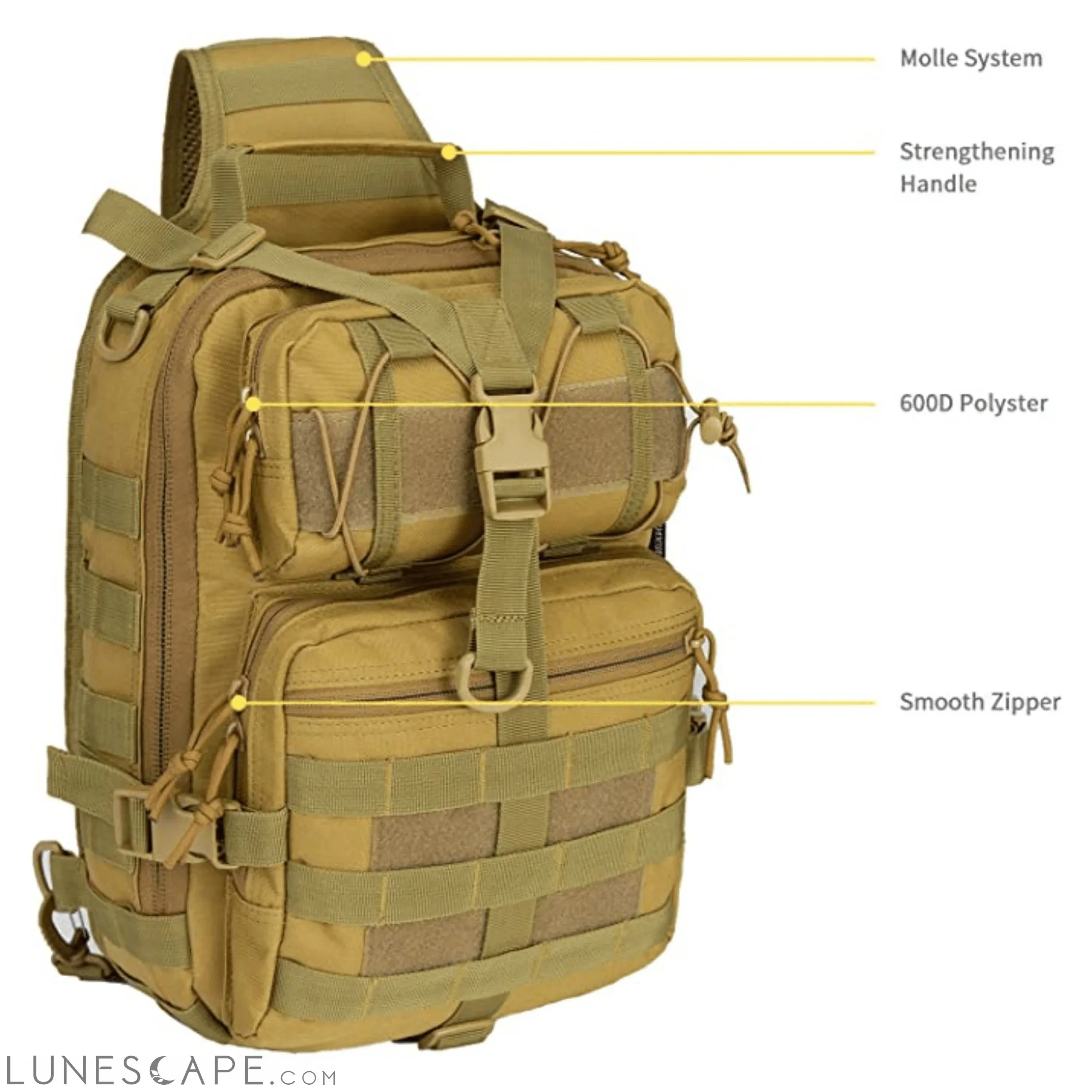 Tactical 15L Medium Sling Range Bag