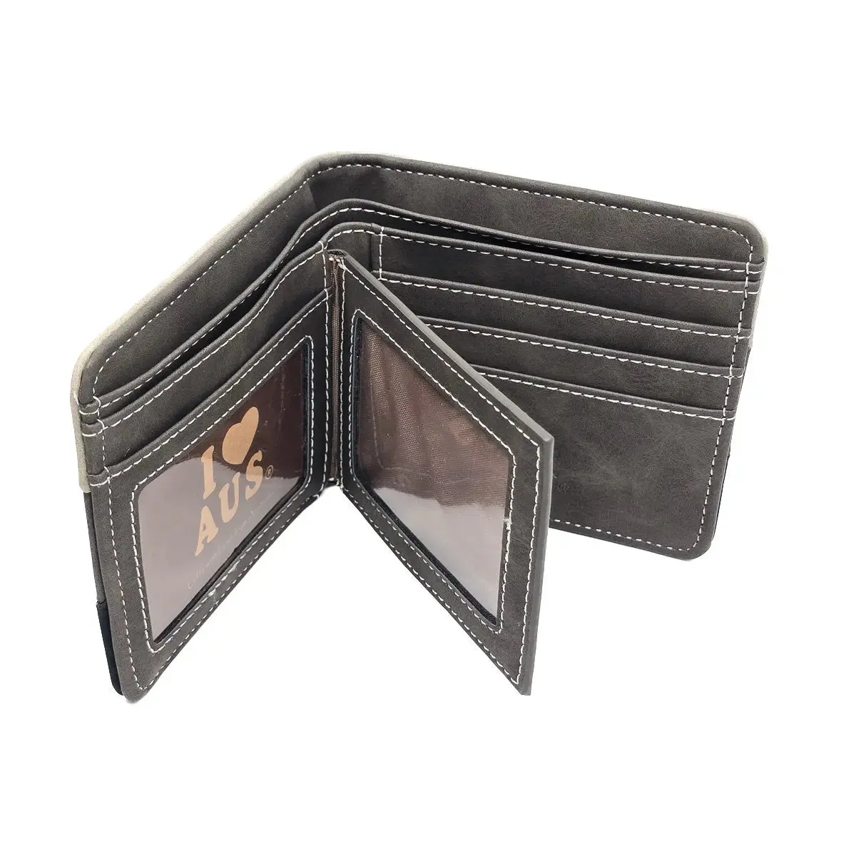 Three Tone Suede Mens Wallet