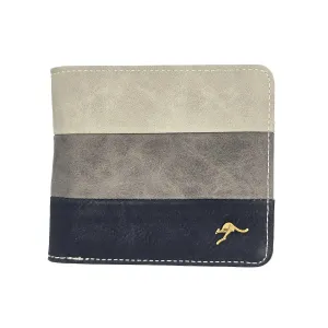 Three Tone Suede Mens Wallet