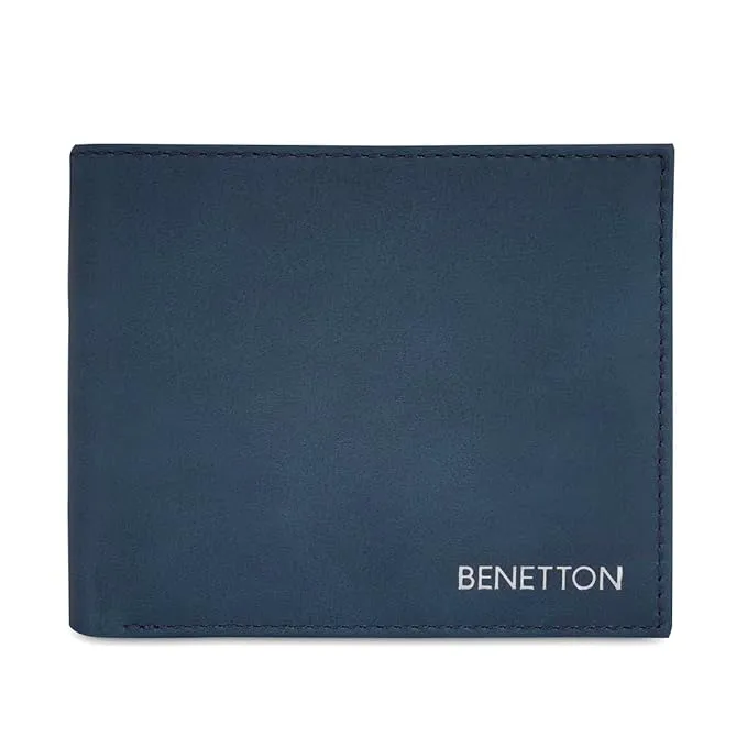 United Colors Of Benetton Corso Men Global Coin Wallet - Navy
