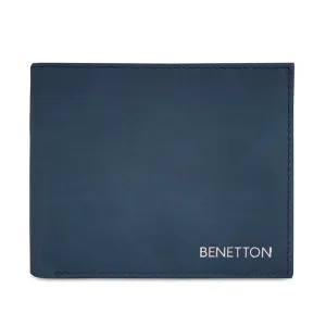 United Colors Of Benetton Corso Men Global Coin Wallet - Navy