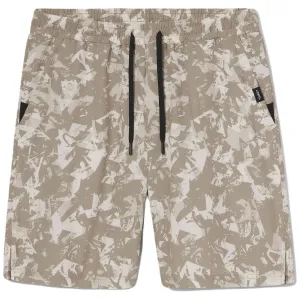 UNRL Men's Desert Shatter Camo Stride Short [7.5"]