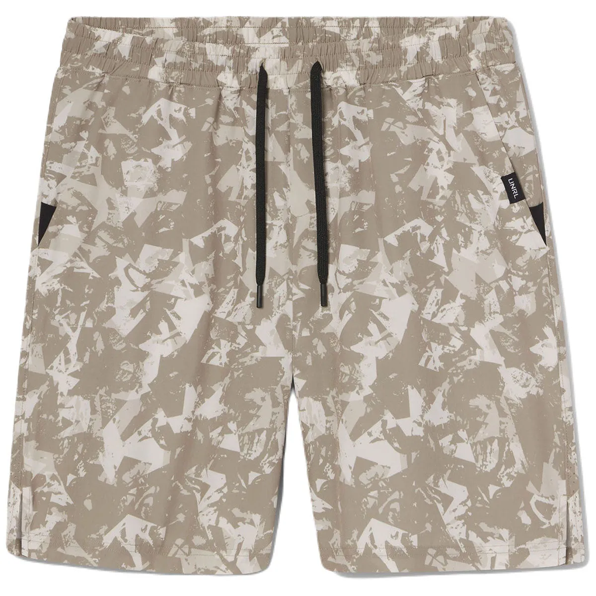 UNRL Men's Desert Shatter Camo Stride Short [7.5"]