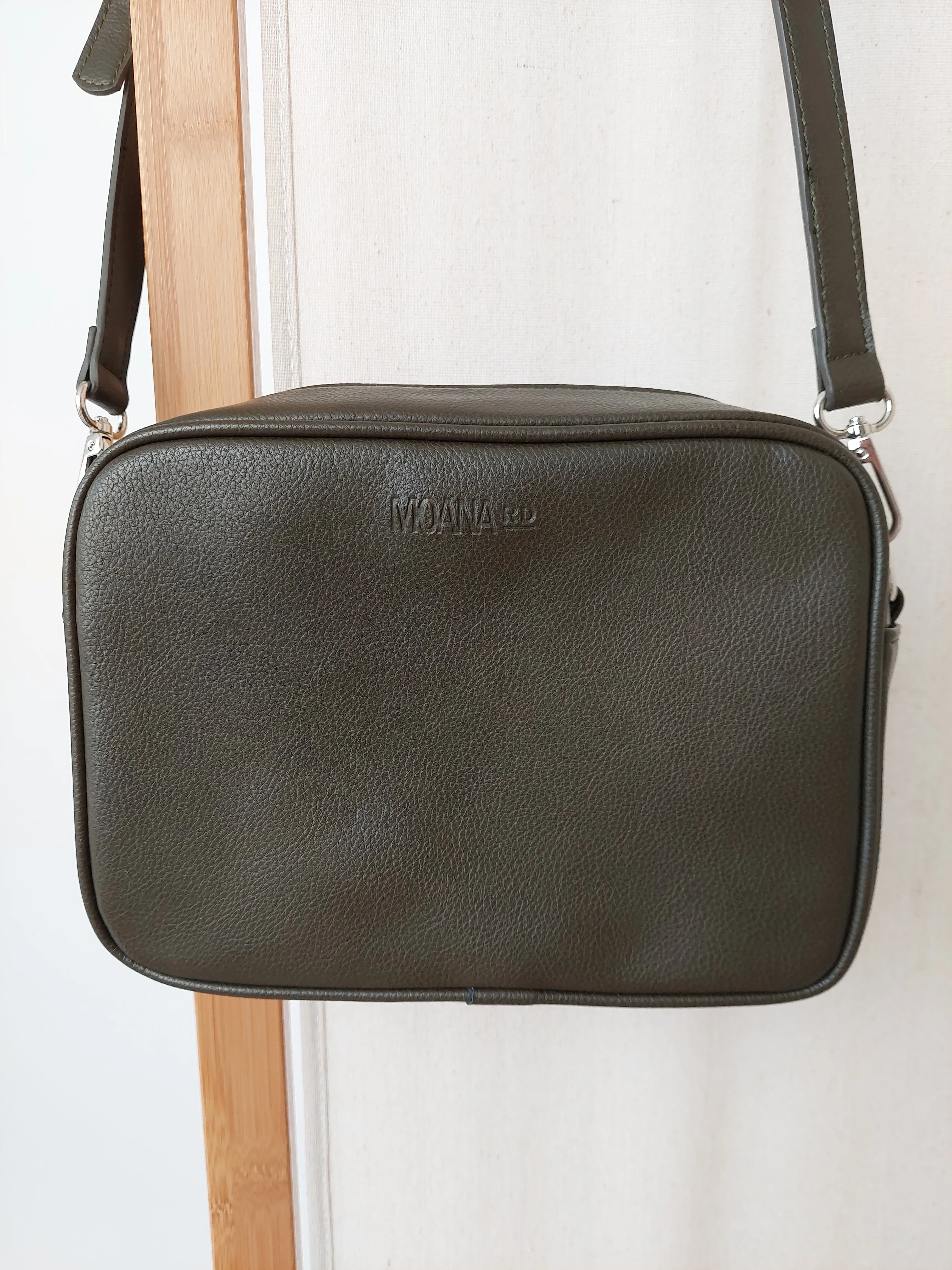 Vegan Leather Merivale Bag - Olive