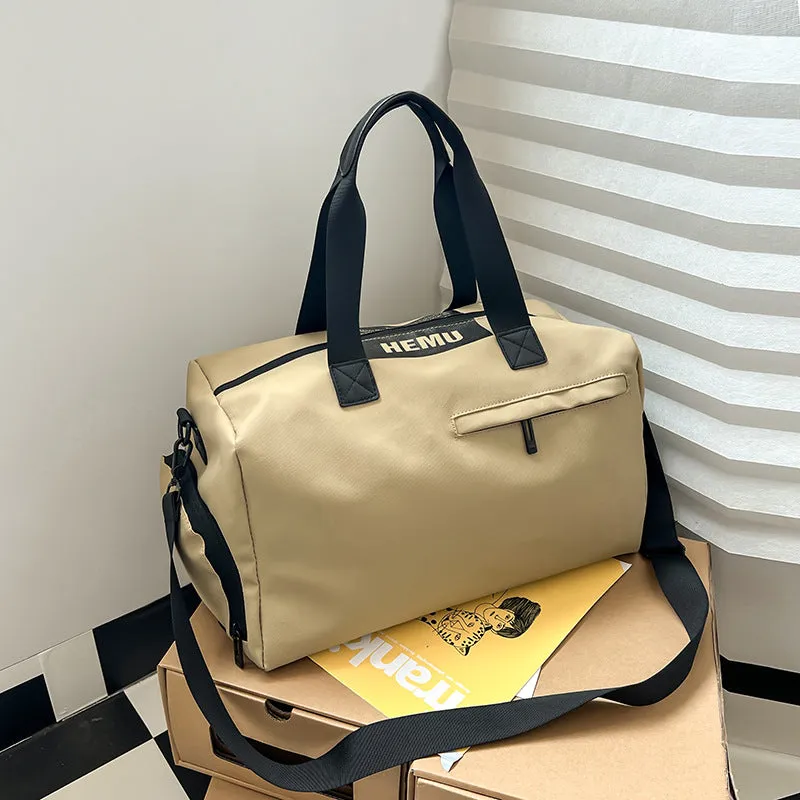 Women's & Men's & Fashion Short Street Large Capacity Travel Bags