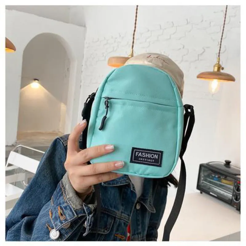 Women's & Men's & Mobile Fashion Mini Canvas One Crossbody Bags