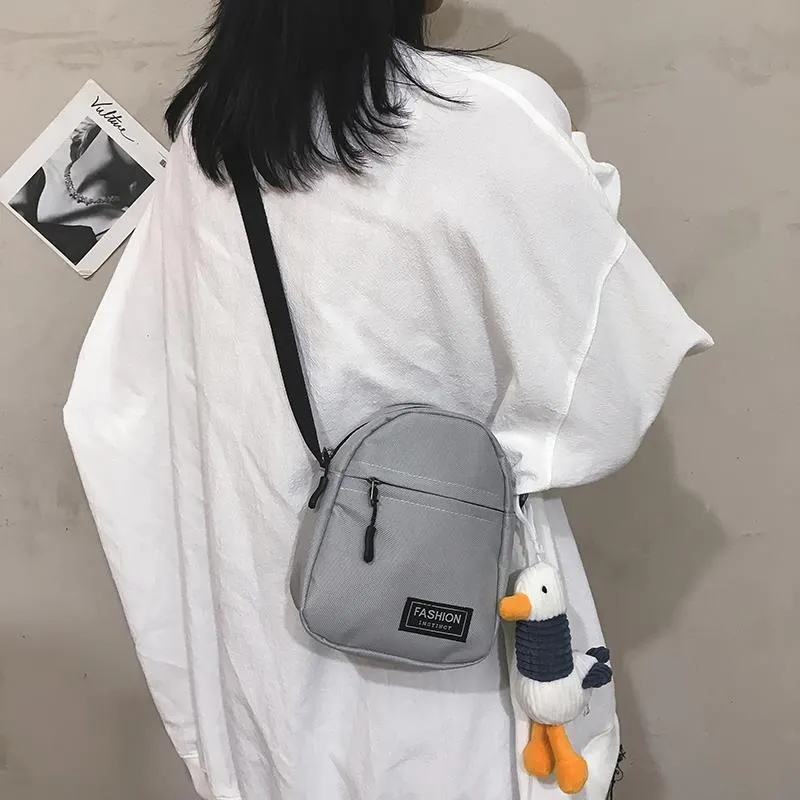 Women's & Men's & Mobile Fashion Mini Canvas One Crossbody Bags