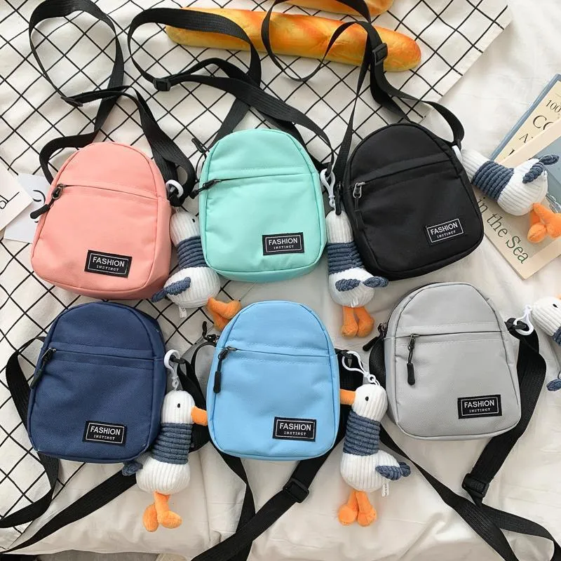 Women's & Men's & Mobile Fashion Mini Canvas One Crossbody Bags