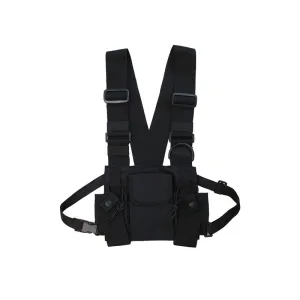 Women's & Men's And Multifunctional Hip Hop Vest Fashion Backpacks