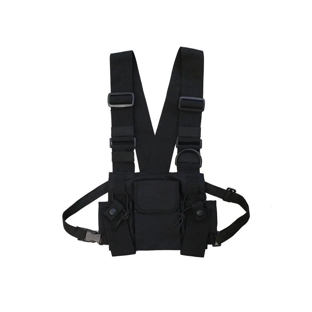 Women's & Men's And Multifunctional Hip Hop Vest Fashion Backpacks