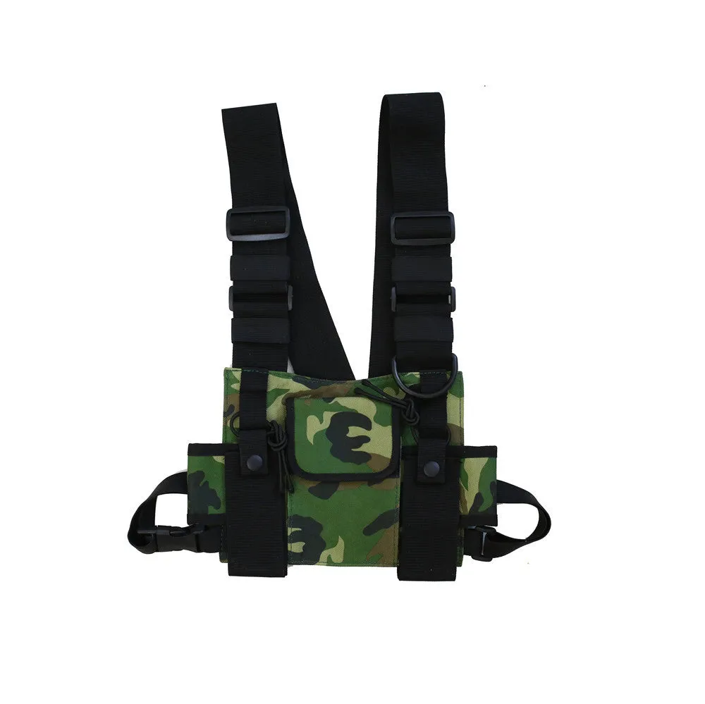 Women's & Men's And Multifunctional Hip Hop Vest Fashion Backpacks