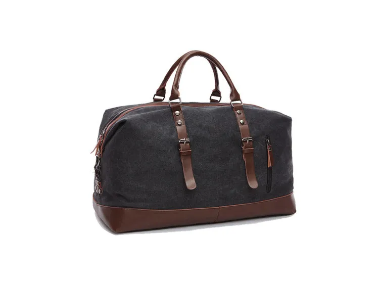 Women's & Men's Canvas Large Capacity And Portable Travel Bags