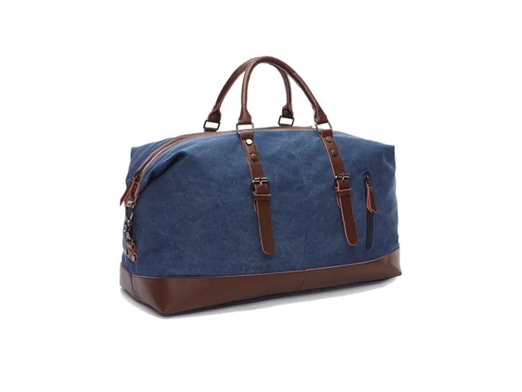 Women's & Men's Canvas Large Capacity And Portable Travel Bags
