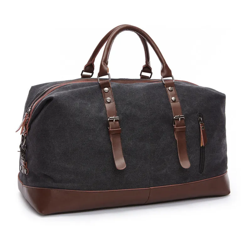 Women's & Men's Canvas Large Capacity And Portable Travel Bags