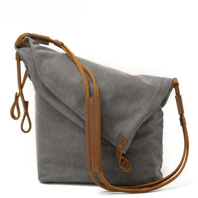 Women's & Men's Canvas Retro Artistic Cloth Trendy For Shoulder Bags