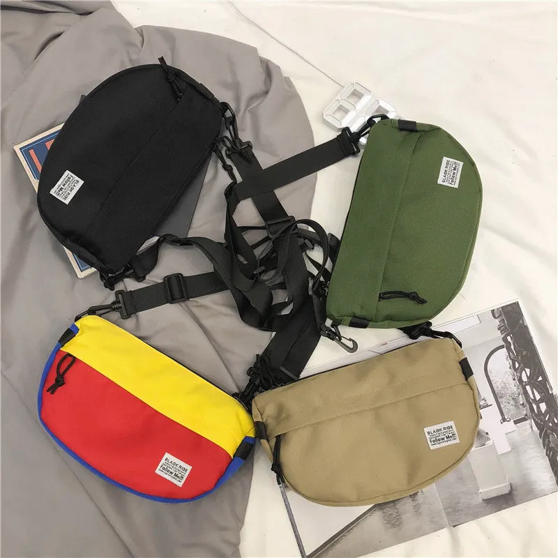 Women's & Men's Simple Mori Style Men's Chest Bags