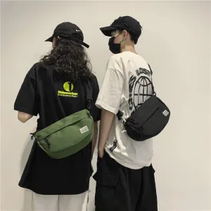 Women's & Men's Simple Mori Style Men's Chest Bags