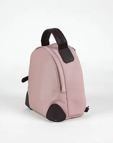 Womens Nylon Small Backpack Purse Black&Orange Convertible Crossbody Bag Nylon Backpack Shoulder Bag for Ladies
